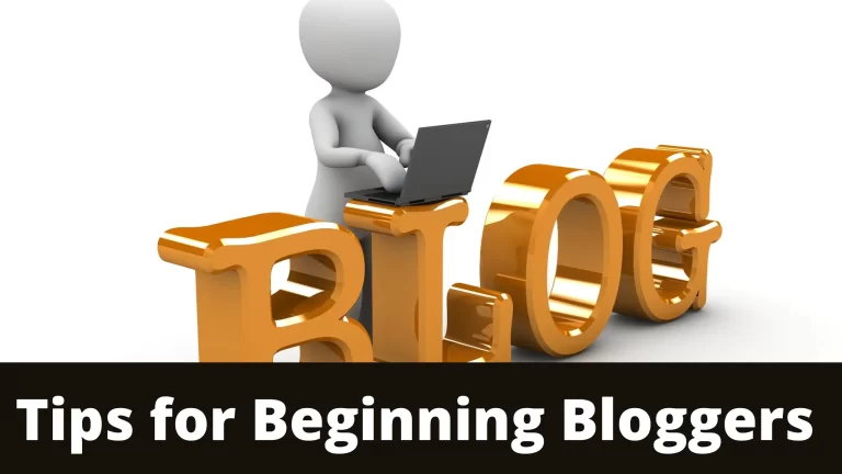 tips for beginning bloggers